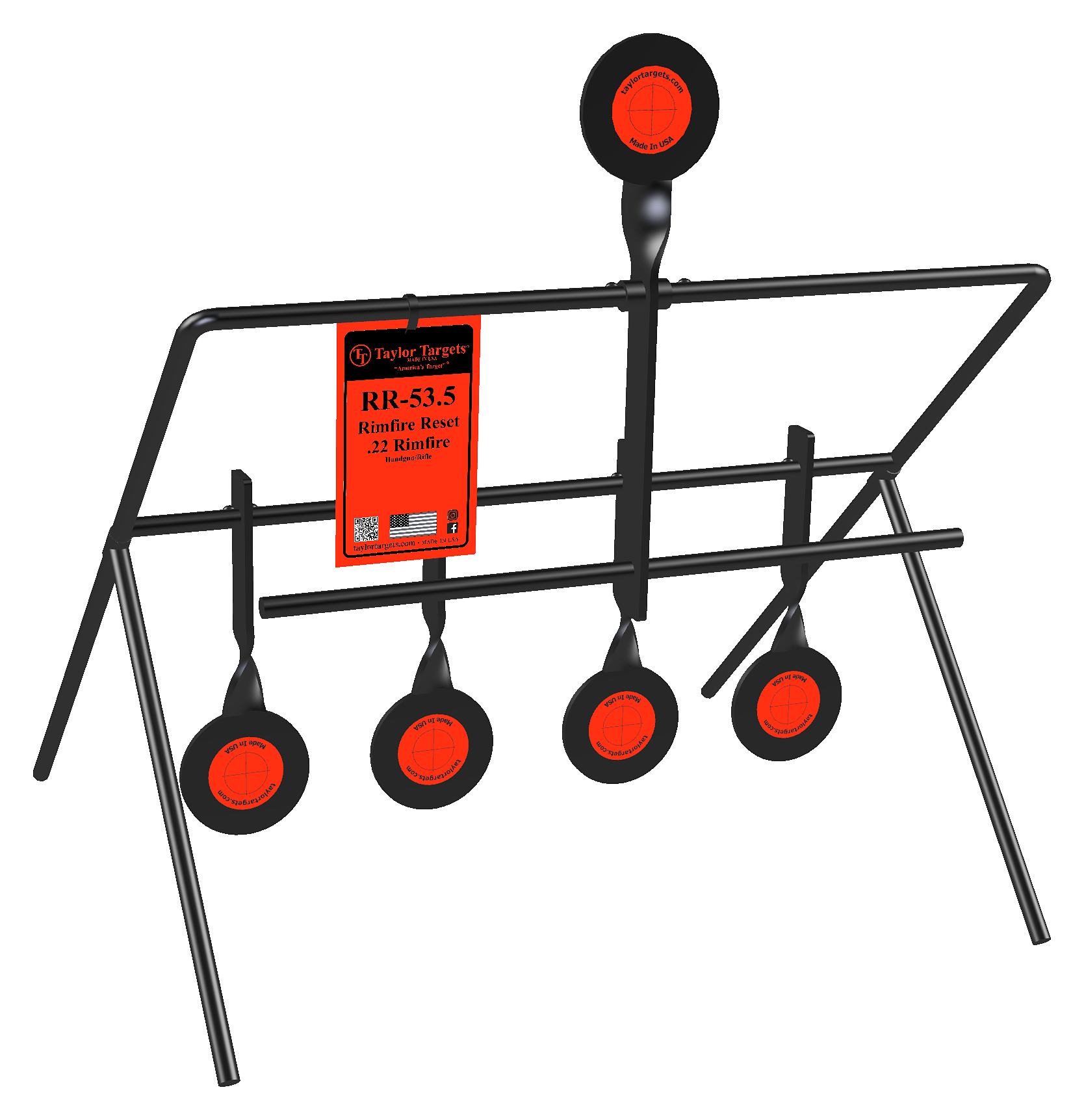 Taylor Targets RR-53.5 Rimfire Reset Target | Cabela's